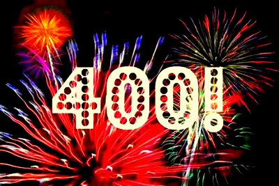 Photo Credit: 3.bp.blogspot.com WOW! 400 Followers...Amazing!