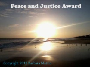 The Peace and Justice Award