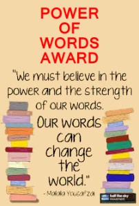 Power of Words Award